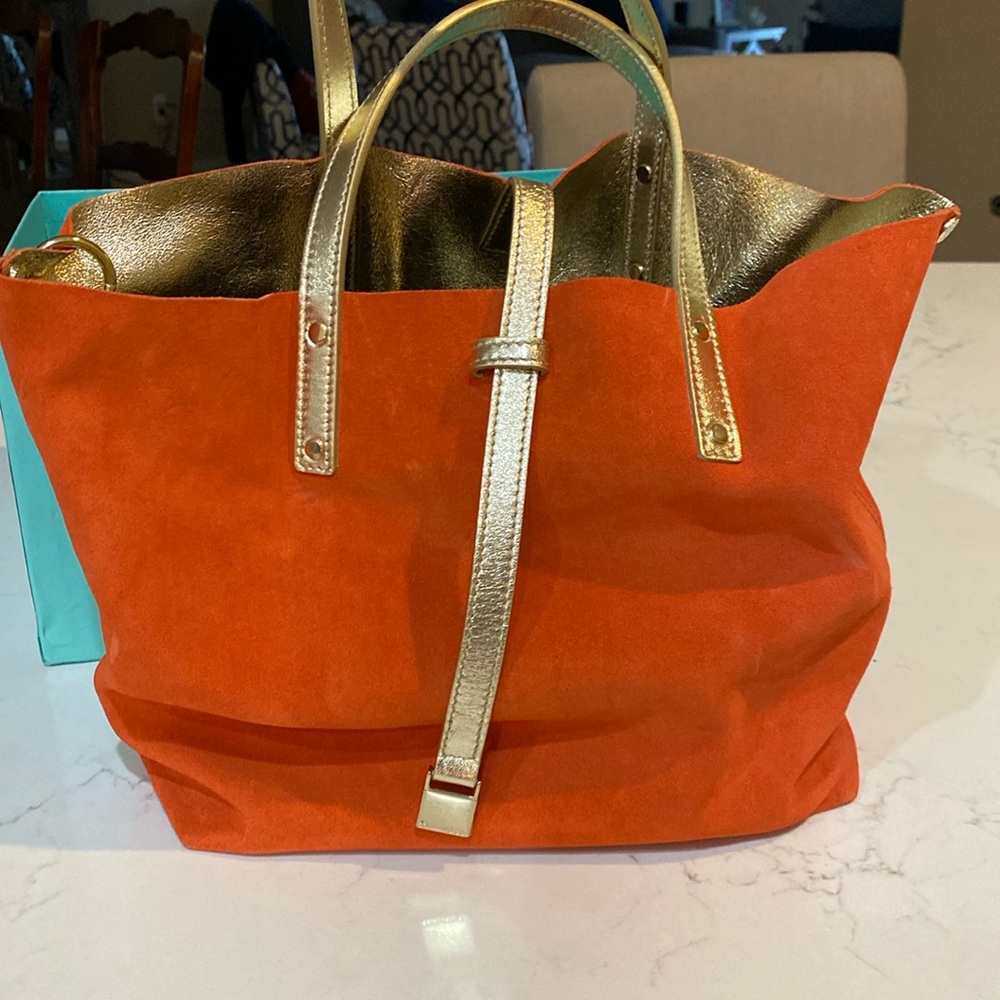 Tiffany soft suede bag. 14”x9”